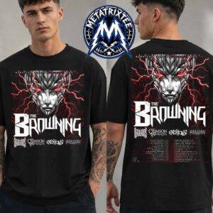The Browning Burn This World EVOLVED USA V2 Tour Dates List Running From August 27 In Lexington Through September 26 In Atlanta 2026 Premium T-Shirt