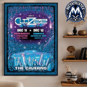 The Caverns Pelham Poster Concert For CloZee Two-Night Run At In Grundy County Tennessee On December 11 And 12 2026 High-Quality Poster Canvas