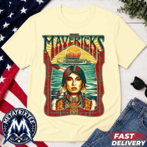 The Mavericks And Friends The Music Lives On Tour Poster On August 22 2026 At Indian Ranch In Webster Massachusetts Unisex T-Shirt