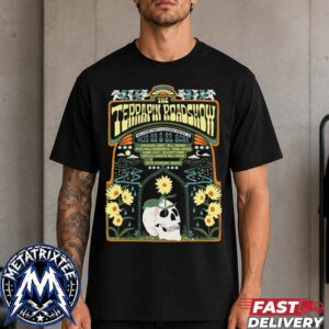 The Terrapin Roadshow Concert Poster At Two Rivers Park In Glenwood Springs Colorado On August 22 And 23 2026 Black T-Shirt
