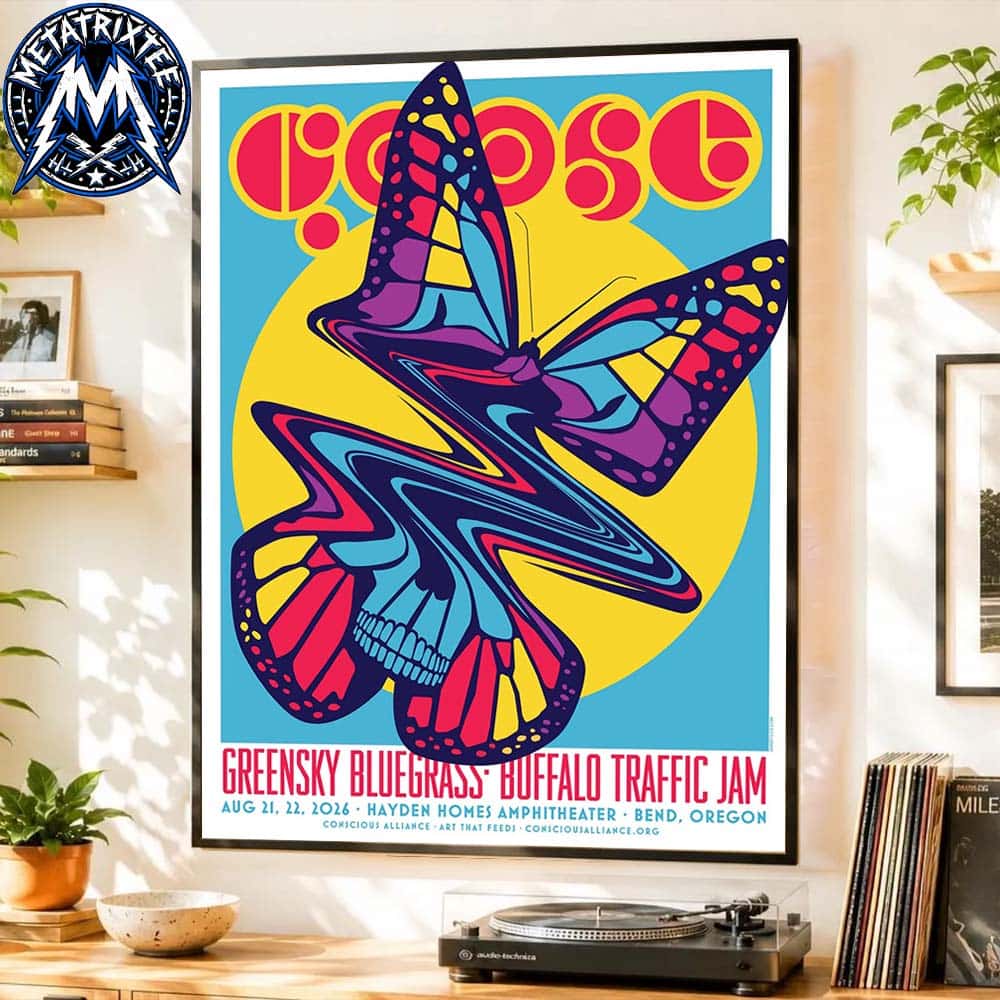 Three-Night Live Show Poster For Goose On Aug 21 22 2026 At Hayden Homes Amphitheater In Bend Oregon Premium Poster Canvas Three-Night Live Show Poster For Goose On Aug 21 22 2026 At Hayden Homes Amphitheater In Bend Oregon Premium Poster Canvas