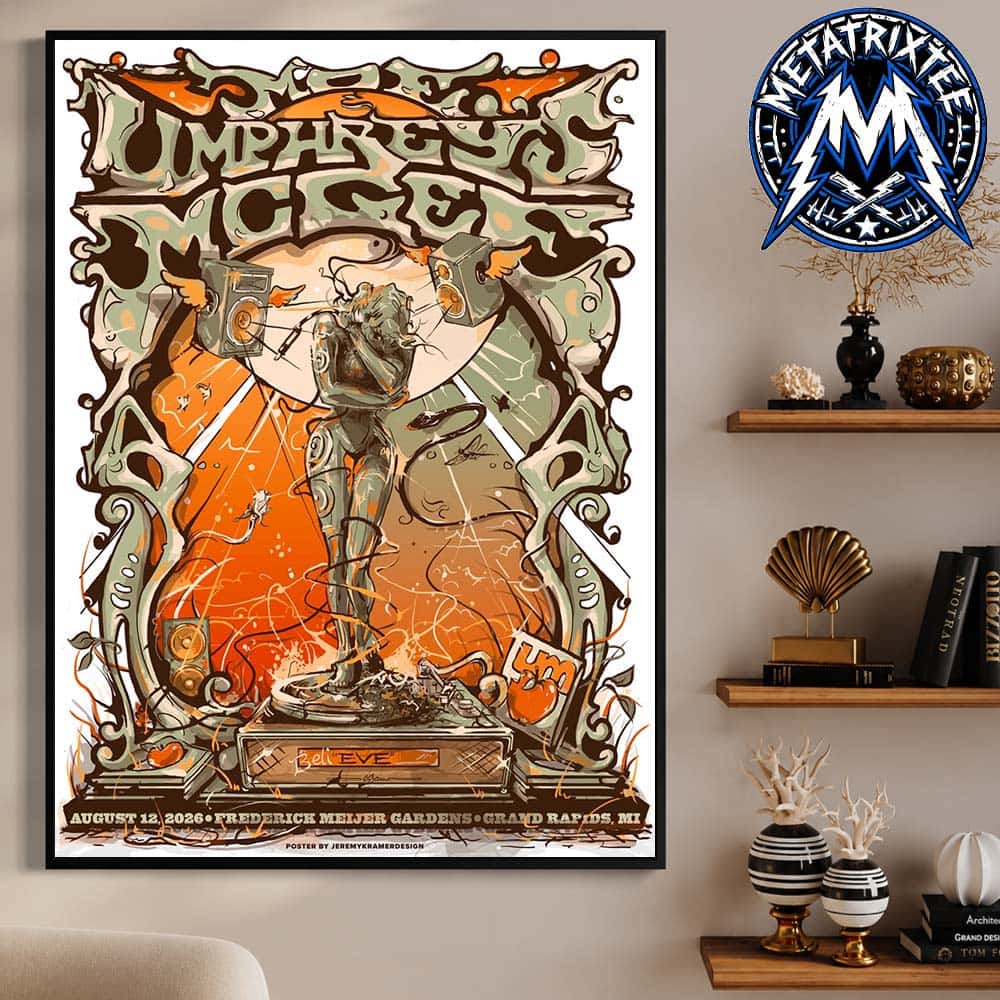 Umphreys McGee MoementUM Tour 2026 Poster At Frederick Meijer Gardens In Grand Rapids MI August 12 2026 Durable Poster Canvas Umphreys McGee MoementUM Tour 2026 Poster At Frederick Meijer Gardens In Grand Rapids MI August 12 2026 Durable Poster Canvas