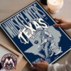 Whiskey Myers Texas Poster Tonight For August 8 2026 At The Cynthia Woods Mitchell Pavilion In The Woodlands High-Quality Poster Canvas