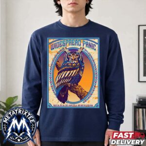 Widespread Panic Concert Poster At Hard Rock Live At Etess Arena In Atlantic City New Jersey On August 14 To August 16 2026 Longsleeve T-Shirt