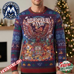 Widespread Panic Cosmic Phoenix And Slot Machine Graphic Purple Base Ugly Christmas Sweater