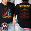 2026 Yellow Text Lineup Tee For Riot Music Fest Chicago IL On September 18-20 At Douglass Park Unisex T-Shirt