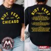 2026 Wrath of Cats Lineup Tee For Riot Music Fest Chicago IL On September 18-20 At Douglass Park Vintage T-Shirt 2026 Wrath of Cats Lineup Tee For Riot Music Fest Chicago IL On September 18-20 At Douglass Park Vintage T-Shirt