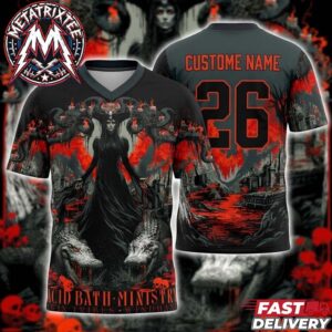 Acid Bath x Ministry Red Rocks Amphitheatre 2026 Tonight Poster For September 15 2026 In Morrison Colorado Shirt Football Jersey