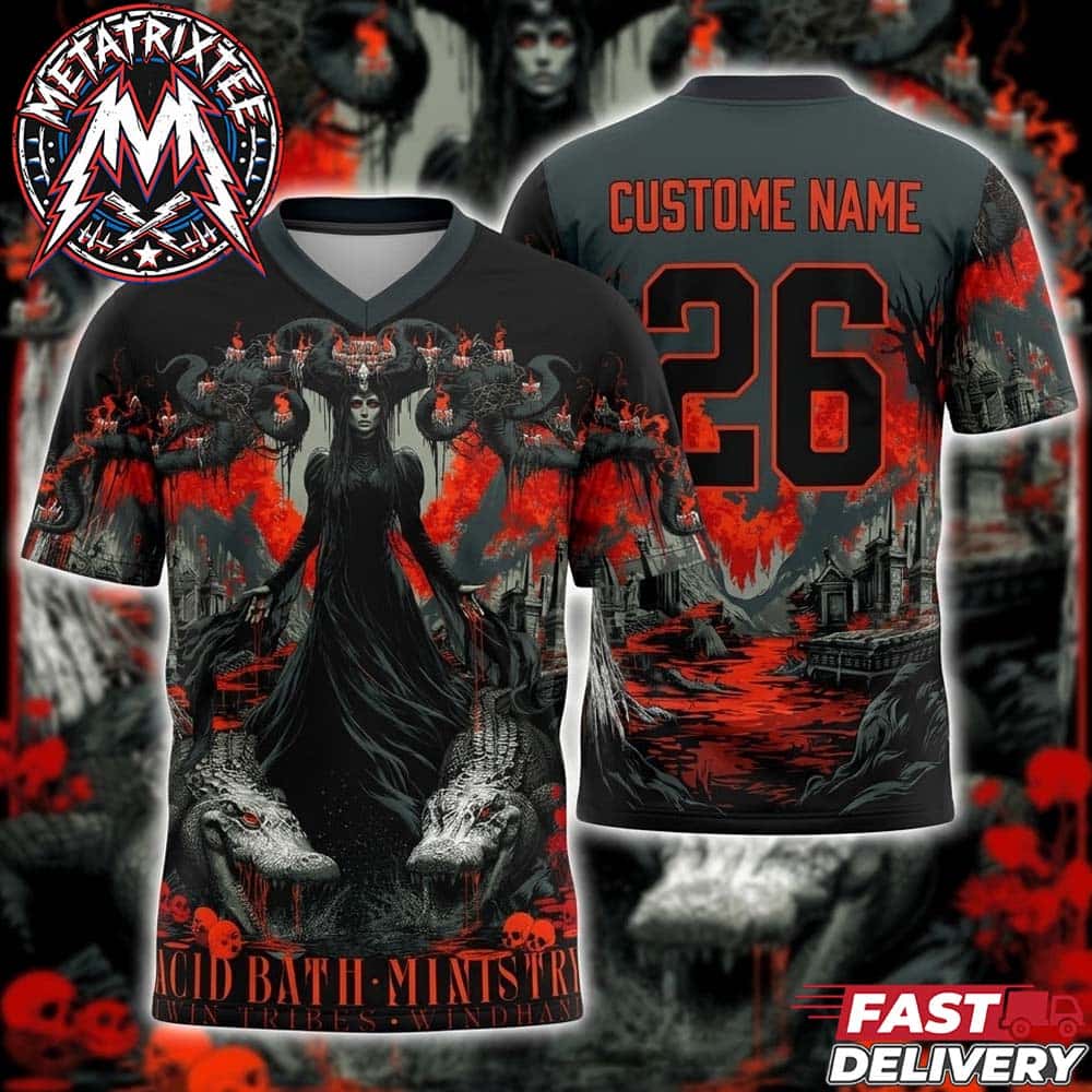 Acid Bath x Ministry Red Rocks Amphitheatre 2026 Tonight Poster For September 15 2026 In Morrison Colorado Shirt Football Jersey Acid Bath x Ministry Red Rocks Amphitheatre 2026 Tonight Poster For September 15 2026 In Morrison Colorado Shirt Football Jersey