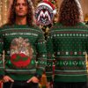 Clit Commander Funny Vulva Cobra Parody Pink Black Pattern Holiday Christmas Xmas Ugly Christmas Sweater Clit Commander Funny Vulva Cobra Parody Pink Black Pattern Holiday Christmas Xmas Ugly Christmas Sweater