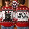 Avenged Sevenfold Life Is But A Dream Grim Reaper Album Art Bats Reindeer Pattern Custome Name And Number 2026 Knitted Ugly Christmas Sweater