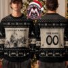 Avenged Sevenfold Hail To The Santa Skeleton Deathbat Heavy Metal Christmas Gift Custom Ugly Christmas Sweater