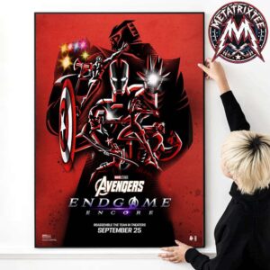 Avengers Endgame Encore Poster Illustrated By Kaz Oomori Reassemble The Team In Theaters September 25 2026 High-Quality Poster Canvas