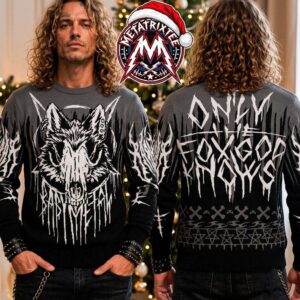 Babymetal Fox God Graphic Only The Fox God Knows XMAS Collectors Edition Ugly Christmas Sweater