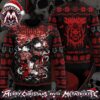 BABYMETAL Fox God Logo Dripping Skull Pentagram Pattern XMAS Collectors Edition Ugly Christmas Sweater