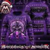 Babymetal Red Moon Twin Fox Silhouette Barbed Wire Holiday Christmas Xmas Ugly Christmas Sweater