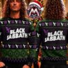 Black Sabbath Flying Demon Henry Logo Purple And Black Knitted Ugly Christmas Sweater Gift For Holiday 2026