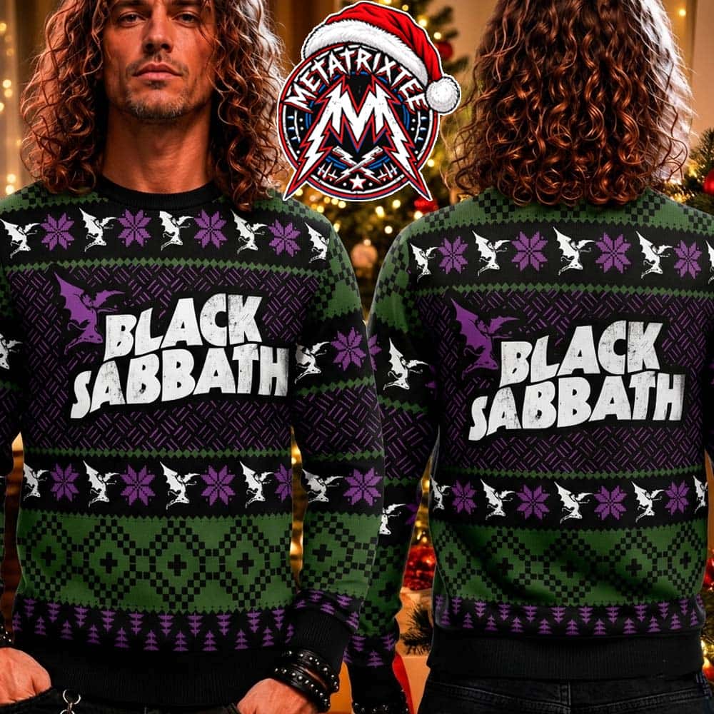 Black Sabbath Flying Demon Mascot Logo Vintage Band Holiday Ugly Christmas Sweater Gift For Holiday 2026 Black Sabbath Flying Demon Mascot Logo Vintage Band Holiday Ugly Christmas Sweater Gift For Holiday 2026