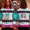 Blink-182 Crazy Punk Rabbit Brain Surgery Smiley Logo 2026 Knitted Ugly Christmas Sweater Blink-182 Crazy Punk Rabbit Brain Surgery Smiley Logo 2026 Knitted Ugly Christmas Sweater