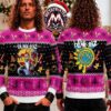 Blink-182 Smiley Face Punk Rock Teal Magenta Fair Isle Pattern 2026 Knitted Ugly Christmas Sweater Blink-182 Smiley Face Punk Rock Teal Magenta Fair Isle Pattern 2026 Knitted Ugly Christmas Sweater