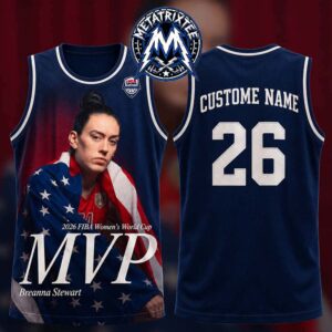 Breanna Stewart Poster For 2026 FIBA Womens World Cup TISSOT MVP Basketball Jersey Shirt