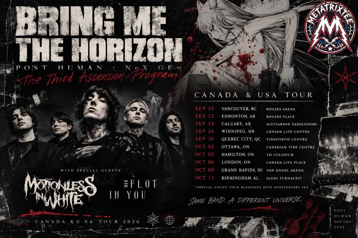 Bring Me The Horizon Canada and USA Tour 2026 Dates & Third Ascension Program