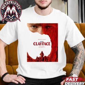 Clayface Movie Poster Look Fear In The Face Only In Theaters October 23 2026 Short White T-Shirt
