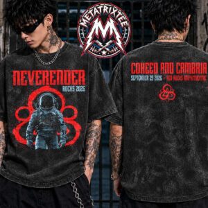 Coheed and Cambria Morrison Colorado 2026 Tee For Neverender Rocks At The Red Rocks Amphitheatre On Tuesday September 29 2026 Washed T-Shirt