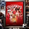 Congrat Team USA To Winning 2026 FIBA Womens Basketball World Cup 5th Straight Champions Professional Poster Canvas