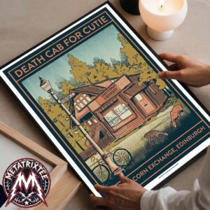 Death Cab for Cutie Edinburgh Tonight Poster At Edinburgh Corn Exchange On Sunday September 20 I Built You A Tower Tour 2026 Premium Poster Canvas