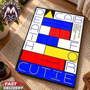 Death Cab for Cutie Tonight Show At TivoliVredenburg Poster For Utrecht Netherlands On September 29 I Built You a Tower World Tour 2026 Poster Canvas