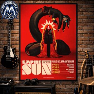 Empire Of The Sun Ask That God Afterlife Australia New Zealand Tour 2027 Schedule From February 19 In Auckland To March 6 In Perth Poster Canvas