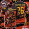 Guns N Roses Truist Park Tonight Poster For 19 September 2026 In Atlanta Georgia Stop On The North America Tour 2026 Shirt Football Jersey