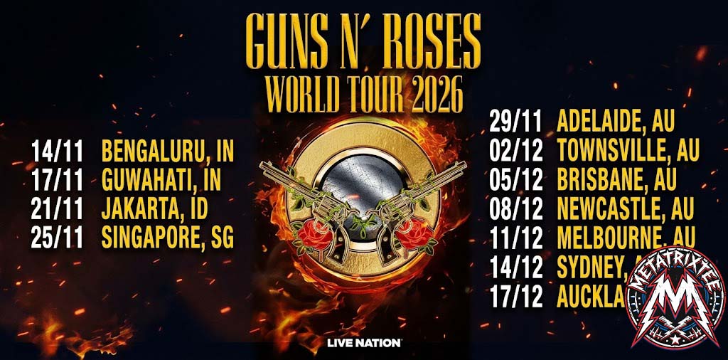 Guns N Roses Asia And Australasia World Tour 2026 Schedule & Complete Guide