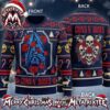 Foo Fighters Sci-Fi Robot Battle And UFO Edmonton Take Cover Tour 2026 Gift For Fan Knitted Ugly Christmas Sweater Foo Fighters Sci-Fi Robot Battle And UFO Edmonton Take Cover Tour 2026 Gift For Fan Knitted Ugly Christmas Sweater