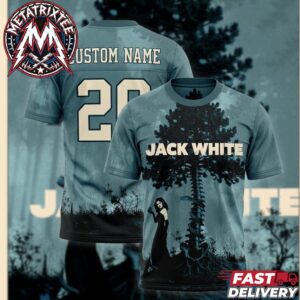 Jack White Live Concert Poster For The Fox Theater Pomona In Pomona California On September 25 2026 Shirt Football Jersey