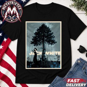 Jack White Live Concert Poster For The Fox Theater Pomona In Pomona California On September 25 2026 Short Black T-Shirt
