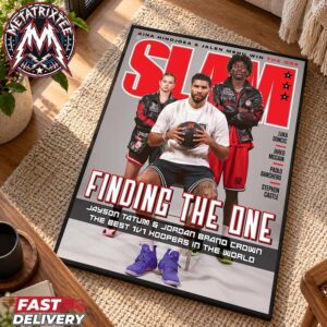 Jayson Tatum And Jordan Brand The World’s Best 1v1 Hoopers SLAM 264 Magazine Cover Finding The One Professional Poster Canvas