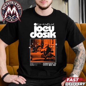Joey Dosik Tokyo 2026 Two Show Poster At WWW Shibuya On October 2nd And October 3rd In Japan Short Black T-Shirt