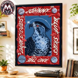 Johnny Blue Skies Eugene Masses 2026 Tour Event Poster For The Matthew Knight Arena In Oregon On Monday September 21 2026 Premium Poster Canvas