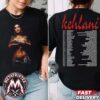 Guns N Roses Asia And Australasia World Tour 2026 Start On Nov 14 In Bengaluru IN To Dec 17 In Auckland NZ Two Sided Print T-Shirt