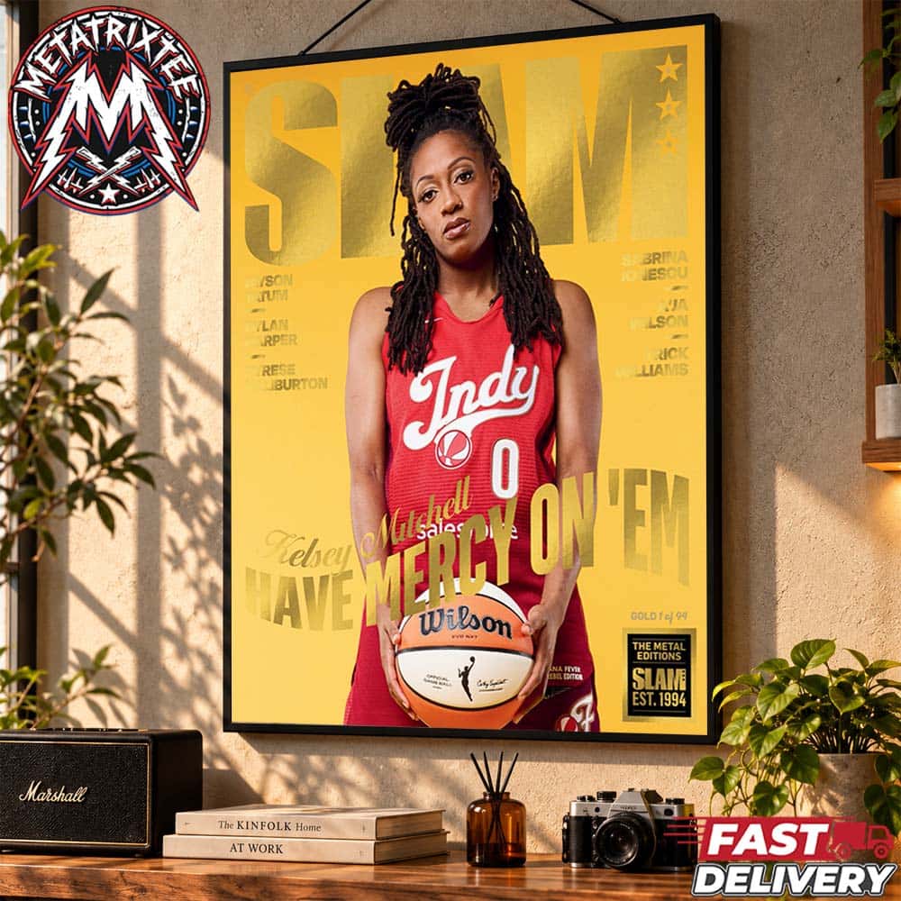 Kelsey Mitchell Have Mercy On’Em Team Indiana Fever Cover SLAM 264 Magazine Gold Metal Editions Gallery-Style Poster Canvas Kelsey Mitchell Have Mercy On’Em Team Indiana Fever Cover SLAM 264 Magazine Gold Metal Editions Gallery-Style Poster Canvas