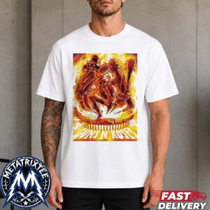 Live Concert Poster For Guns N Roses At Rose Bowl In Pasadena California On September 5 2026 White T-Shirt