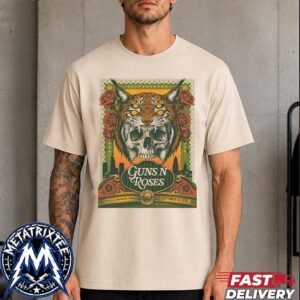 Live Show Poster For Guns N Roses At Snapdragon Stadium In San Diego CA On September 02 2026 Premium T-Shirt