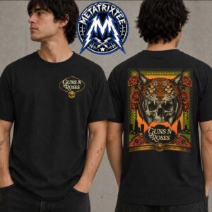 Live Show Poster For Guns N Roses At Snapdragon Stadium In San Diego CA On September 2 2026 Two Sided Print T-Shirt