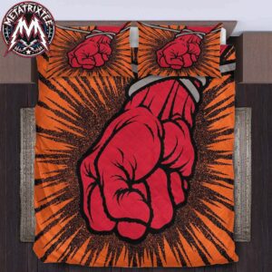 Metallica Discography St. Anger Clenched Fist Artwork Bedding Set & Duvet Cover