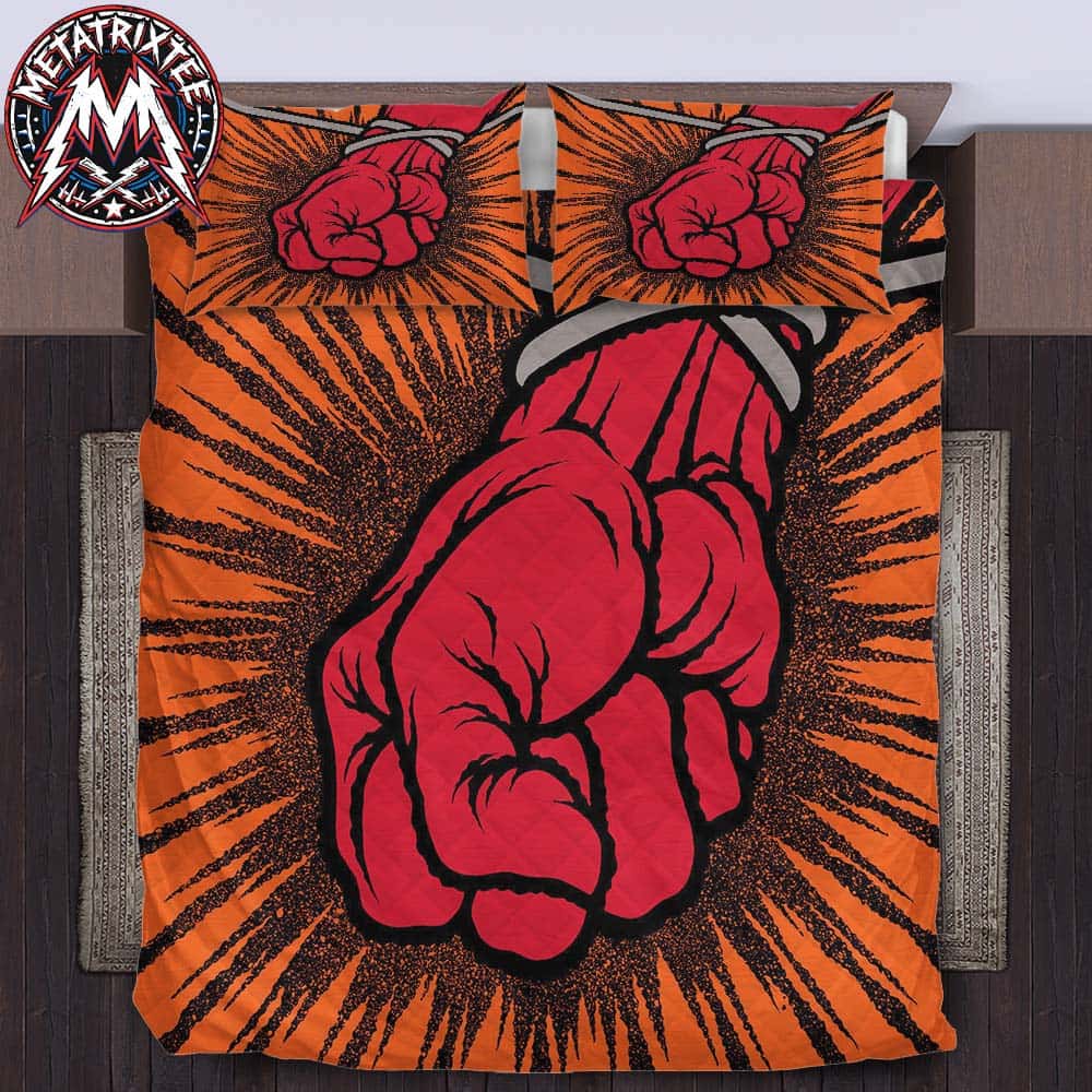 Metallica Discography St. Anger Clenched Fist Artwork Bedding Set & Duvet Cover Metallica Discography St. Anger Clenched Fist Artwork Bedding Set & Duvet Cover