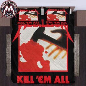 Metallica Kill ‘Em All Legendary Album Cover Art Bedding Set & Duvet Cover