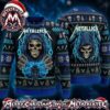 Metallica Ride The Lightning Electric Chair Skeleton Santa 2026 Knitted Ugly Christmas Sweater Metallica Ride The Lightning Electric Chair Skeleton Santa 2026 Knitted Ugly Christmas Sweater