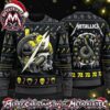 Metallica Some Kind Of Santa Knitted Orange Black Ugly Christmas Sweater Gift For Holiday 2026